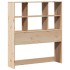 Cama con estantería sin colchón madera maciza de pino