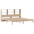 Cama con estantería sin colchón madera maciza de pino