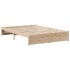 Cama con estantería sin colchón madera maciza de pino