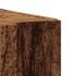 Mueble zapatero de madera ingeniería envejecida 80x35,5x180