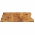 Tablero escritorio con curva madera mango rugosa 110x80x2,5