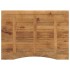 Tablero escritorio con curva madera mango rugosa 110x80x2,5