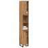 Armario de baño madera contrachapada roble artisan 30x30x190