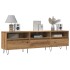 Mueble de TV madera ingeniería madera envejecida 150x30x44,5