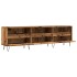 Mueble de TV madera ingeniería madera envejecida 150x30x44,5