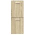 Juego de muebles de baño 4 pzas contrachapada roble