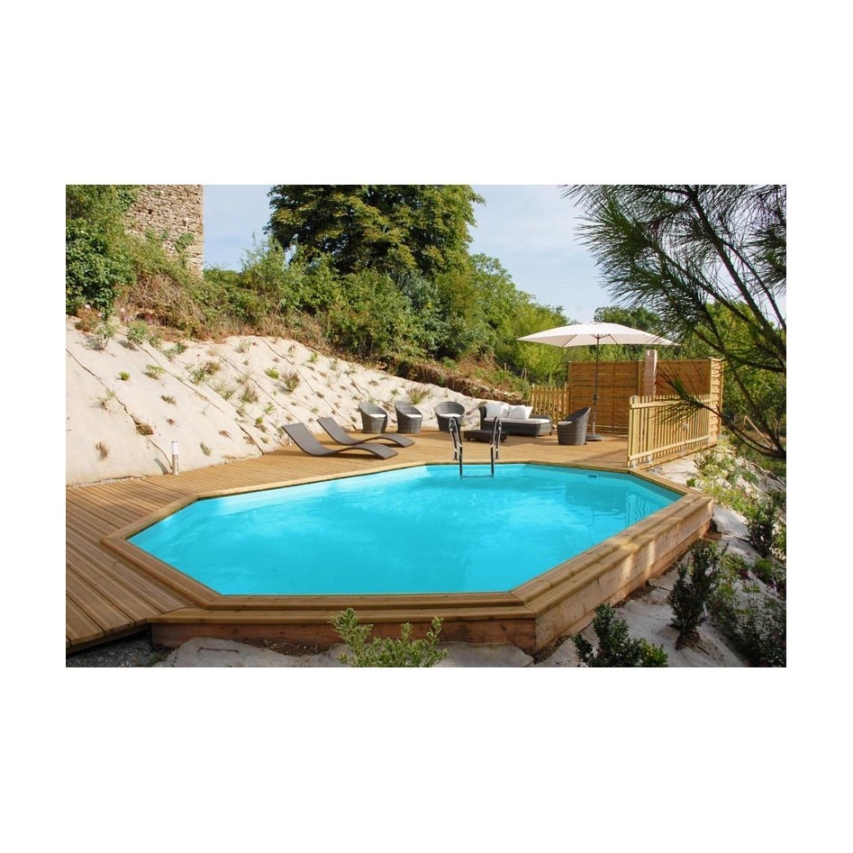 Safrán Piscina ovalada