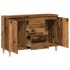 Aparador de madera de ingeniería envejecida 102x35x70