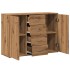 Aparador de madera de ingeniería roble artisan 88x30x64
