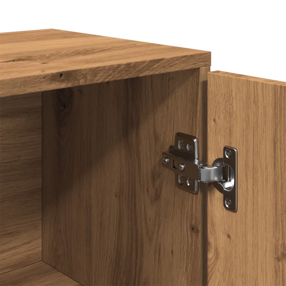 Aparador de madera de ingeniería roble artisan 88x30x64