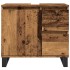Mueble de lavabo madera de ingeniería envejecida 65x33x60