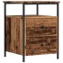 Mesitas de noche 2 uds madera ingeniería envejecida 44x45x60