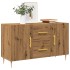 Aparador de madera de ingeniería roble artisan 100x36x60