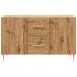 Aparador de madera de ingeniería roble artisan 100x36x60