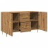 Aparador de madera de ingeniería roble artisan 100x36x60