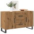 Aparador de madera de ingeniería roble artisan 100x36x60