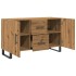 Aparador de madera de ingeniería roble artisan 100x36x60