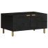 Mesa de centro madera contrachapada negro 80x50x40
