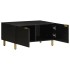 Mesa de centro madera contrachapada negro 80x50x40