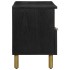 Mueble de TV madera de ingeniería negro 100x33x46