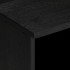 Mueble de TV madera de ingeniería negro 100x33x46
