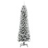 Árbol de Navidad artificial estrecho con nieve PVC y PE 240