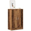 Mueble zapatero madera ingeniería madera envejecida 60x35x92 cm