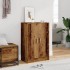 Mueble zapatero madera ingeniería madera envejecida 60x35x92