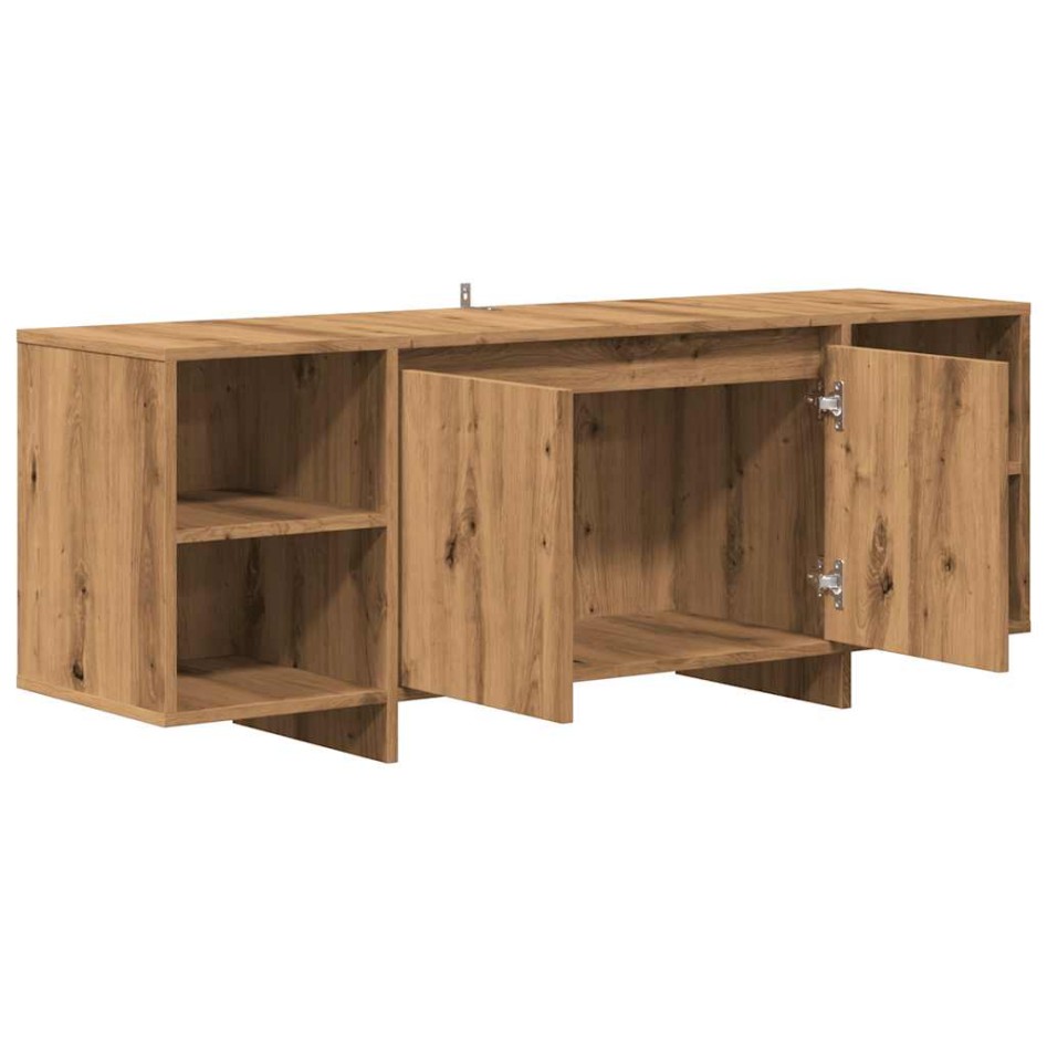 Mueble de TV madera de ingeniería roble artisan 130x35x50
