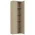 Armario de oficina contrachapado color roble 60x32x190