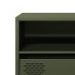 Mueble TV acero laminado en frío verde oliva 135x39x43,5