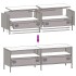 Mueble TV acero laminado en frío verde oliva 135x39x43,5