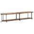 Mueble de TV madera maciza de acacia 200x42x40