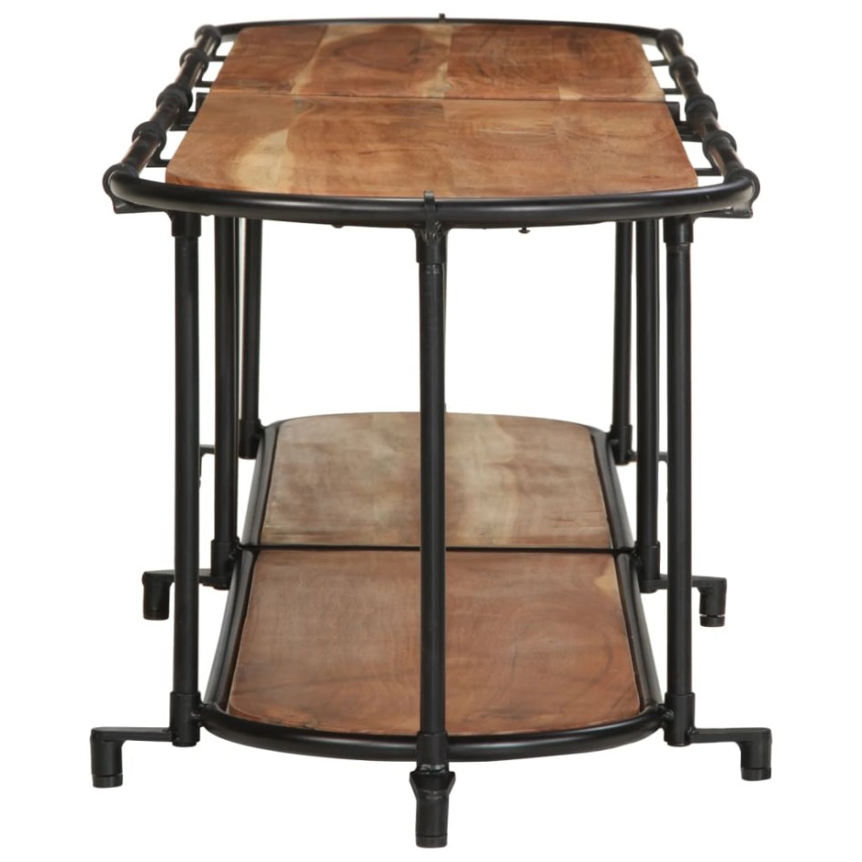 Mueble de TV madera maciza de acacia 200x42x40