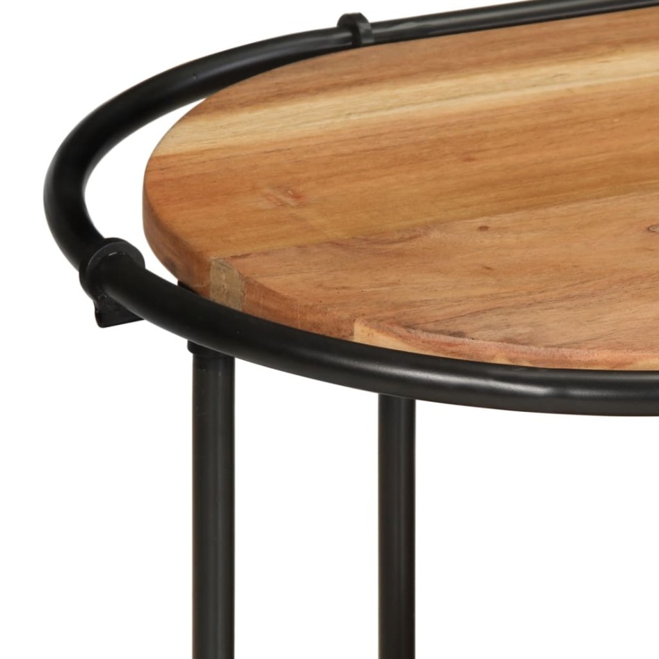 Mueble de TV madera maciza de acacia 200x42x40