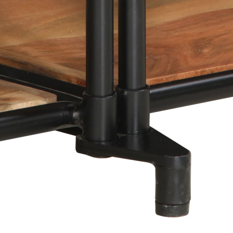 Mueble de TV madera maciza de acacia 200x42x40