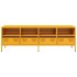 Mueble para TV acero laminado en frío amarillo 135x39x43,5