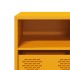 Mueble para TV acero laminado en frío amarillo 135x39x43,5