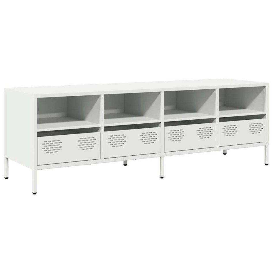 Mueble para TV acero laminado en frío blanco 135x39x43,5