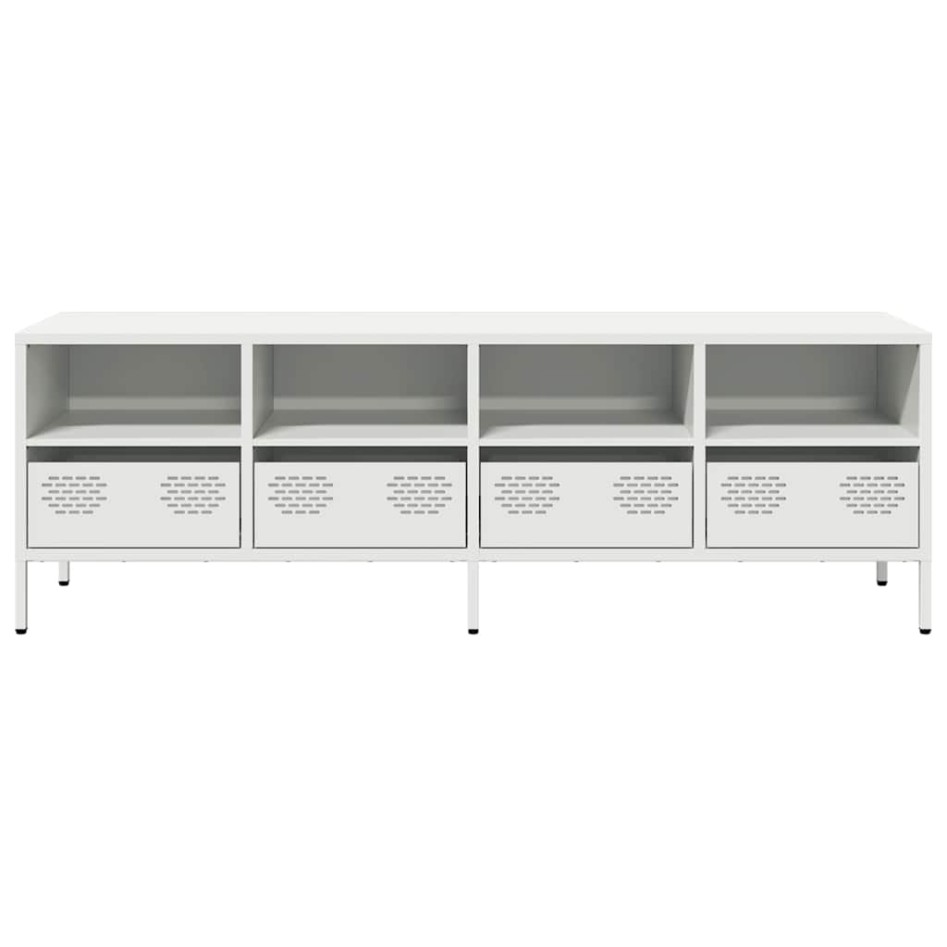 Mueble para TV acero laminado en frío blanco 135x39x43,5