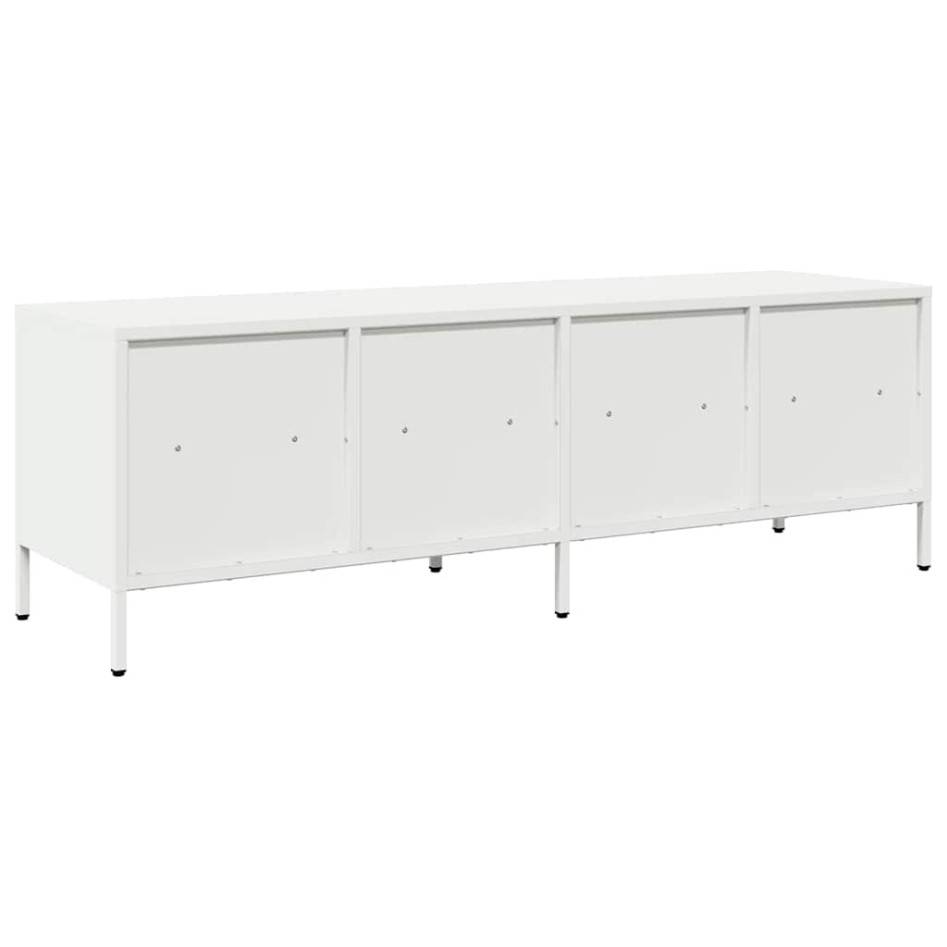 Mueble para TV acero laminado en frío blanco 135x39x43,5
