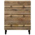 Aparador de madera maciza de mango rugosa 60x33,5x75