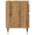 Mesitas de noche 2 uds madera roble artisian 40x35x50