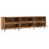 Mueble de TV madera ingeniería madera envejecida 150x30x44,5