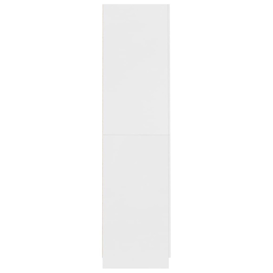 Armario de madera contrachapada blanco