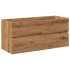 Mueble con lavabo integrado roble
