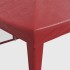 Carpa para fiestas con 12 paredes de malla HDPE rojo 8x4