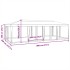 Carpa para fiestas con 12 paredes de malla HDPE rojo 8x4