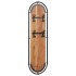 Percheros de pared con 4 ganchos 2 uds madera maciza de