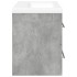 Set muebles de baño 2 piezas madera contrachapada gris